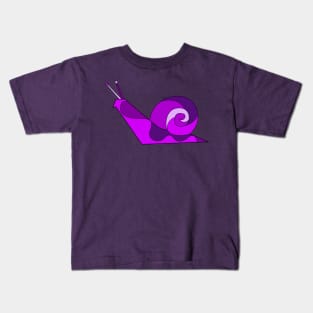 Plum Snail Boy Brian Kids T-Shirt